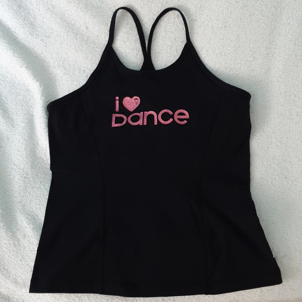 NWOT Atheltic I ♡ Dance Tank Top